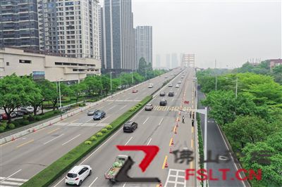 东平大桥适应期暂时先围蔽北往南2条车道