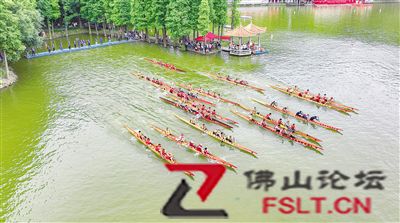 半山扒龙船 奋勇再争先
