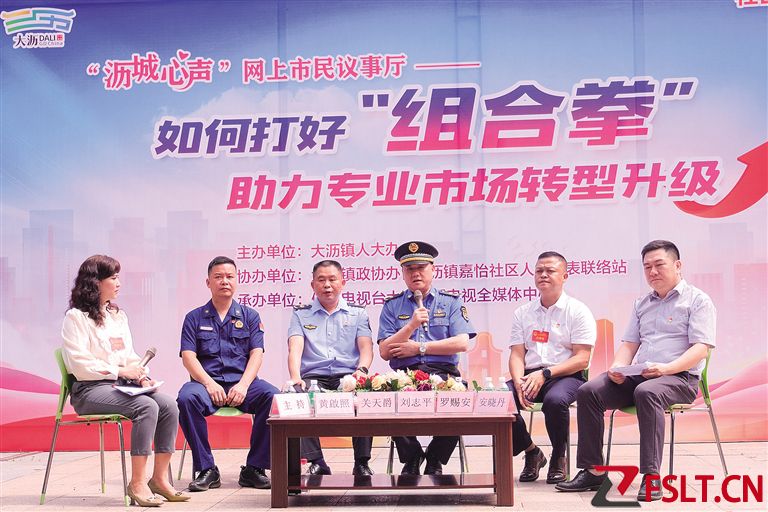 南海区大沥镇人大依托代表联络站打造“沥城心声”工作品牌，听民声解民忧