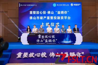 佛山市破产重整投融资平台上线