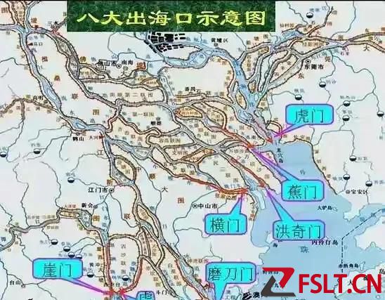 广东地理：珠江水流量之大，需要八大出海口！