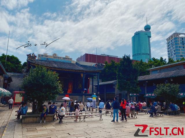广东佛山的地标建筑，已有上千年历史，还是全国重点文物保护单位